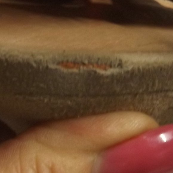 1" PLATFORM FRANCO FORTINI, TAN LEATHER 4.75" HEELS - Picture 4 of 5